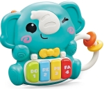 Бебешко Пиано Слонче с Дрънкалка със Светлина и Звук 20×17×5 см